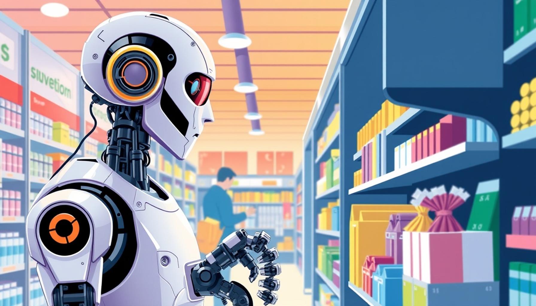 Roboter im Einzelhandel: Automatisierung und Effizienzsteigerung in Geschäften